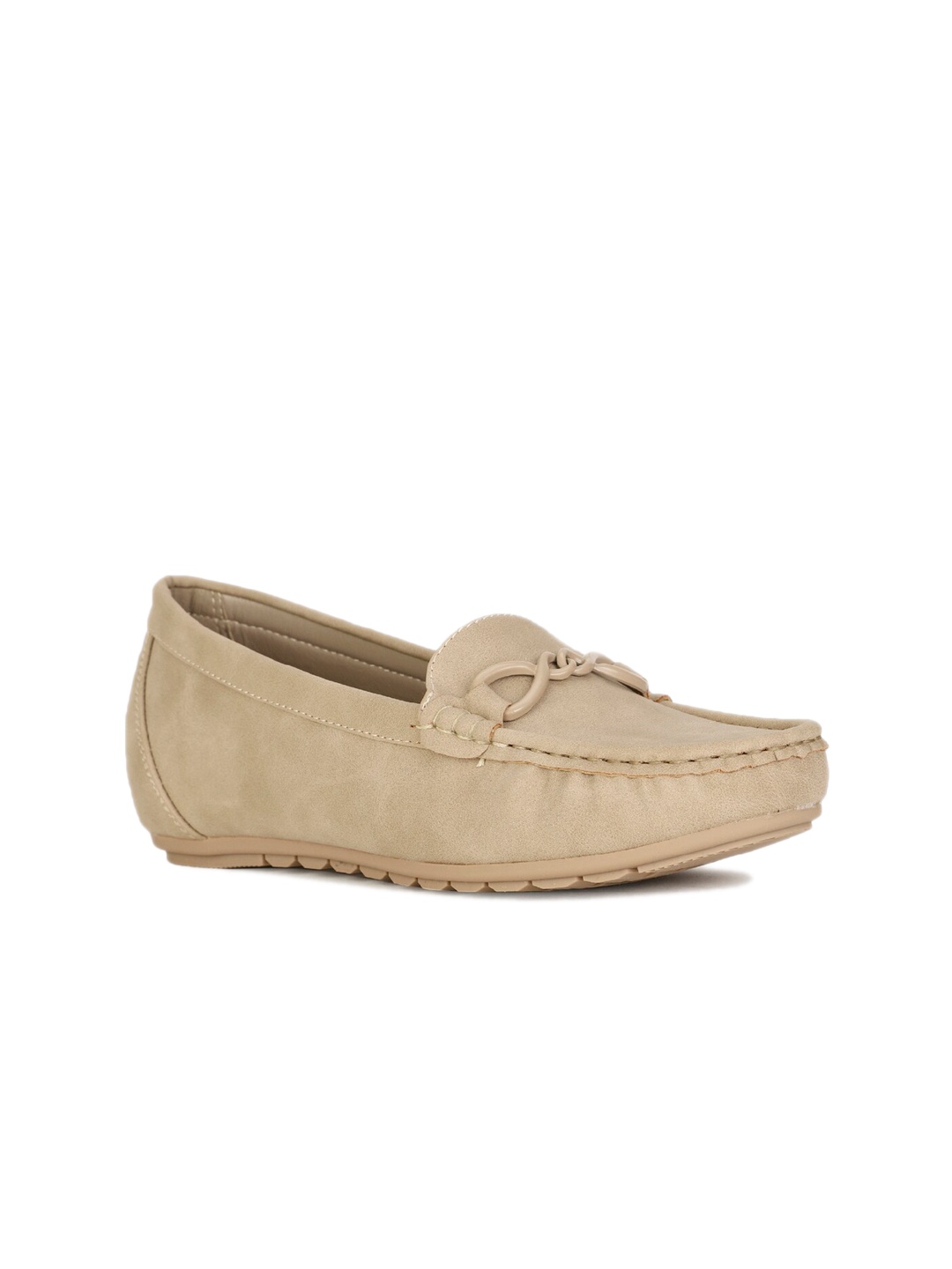 

Bata comfit Women Comfort Insole Horsebit Loafers, Beige