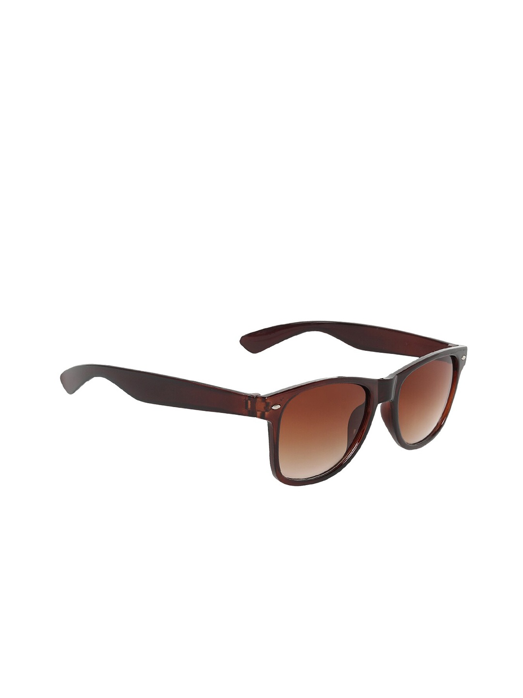 

GARTH Unisex Wayfarer Sunglasses with UV Protected Lens, Brown