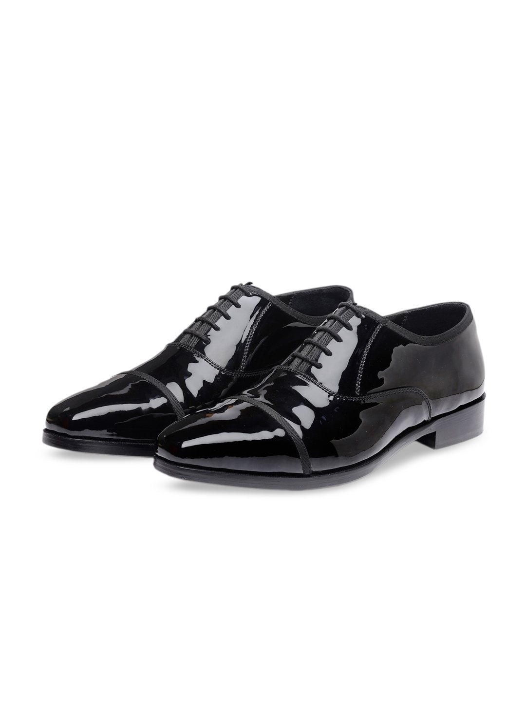 

SHUTIQ Men Lace- Up Formal Oxfords, Black