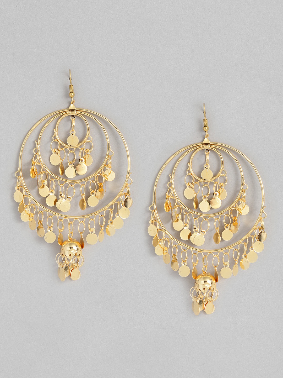

Anouk Gold-Plated Teardrop Shaped Drop Earrings