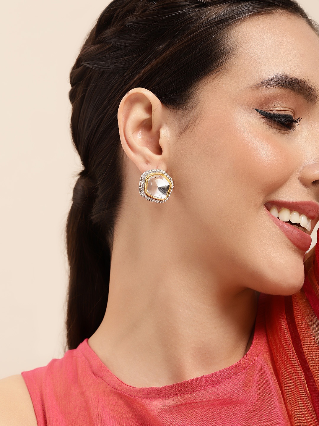 

Anouk Gold-Plated Contemporary Studs Earrings