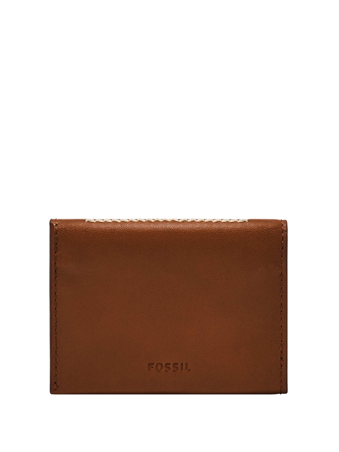 

Fossil Men Leather Card Holder, Brown