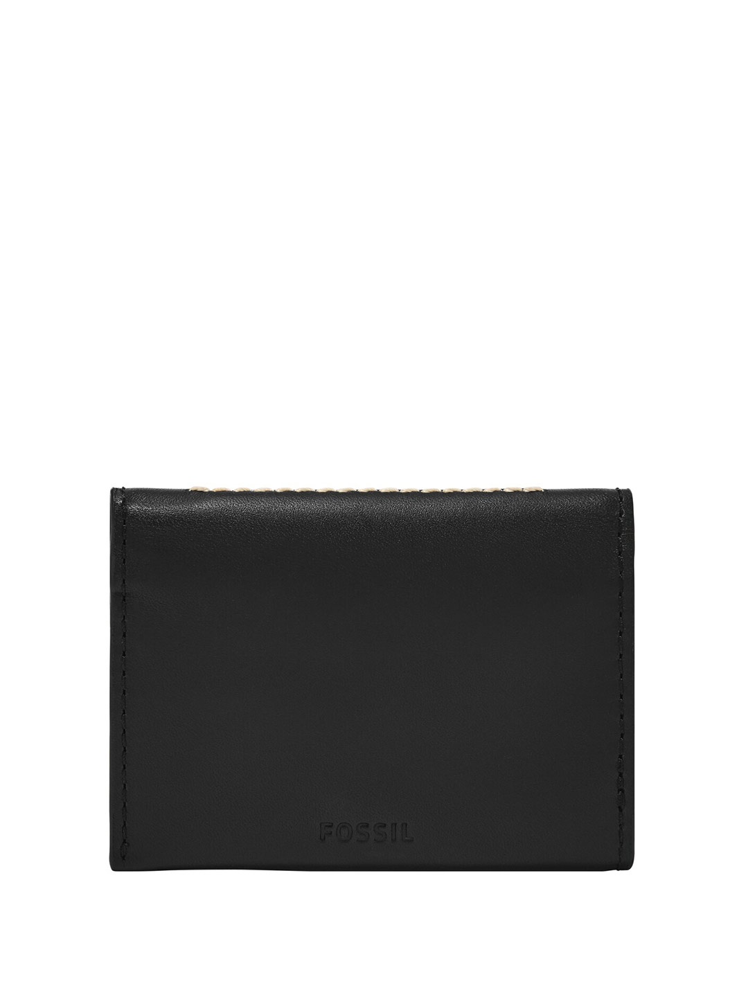 

Fossil Leather Card Holder, Black