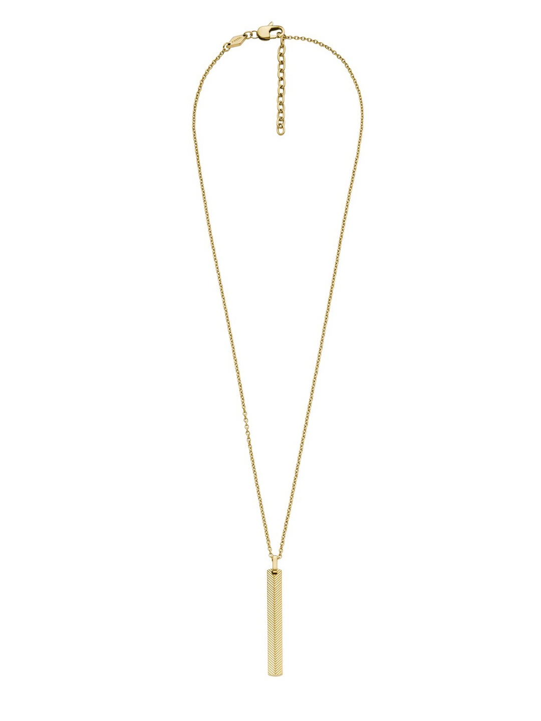 

Fossil Stainless Steel Minimal Necklace, Gold