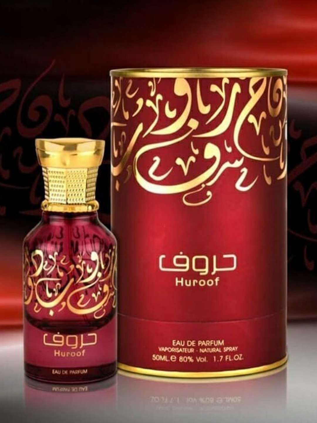 

Lattafa Huroof By Ard Al Zaafaran Eau De Parfum - 50ml, Red