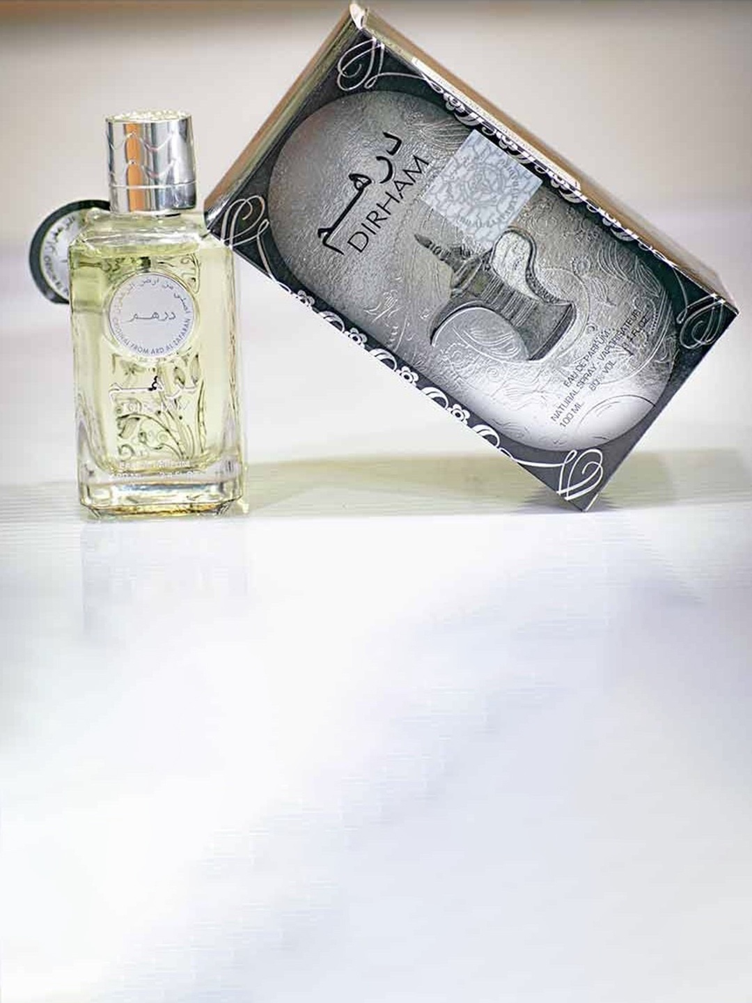 

Lattafa Dirham Silver By Ard Al Zaafaran Eau De Parfum - 100ml, White