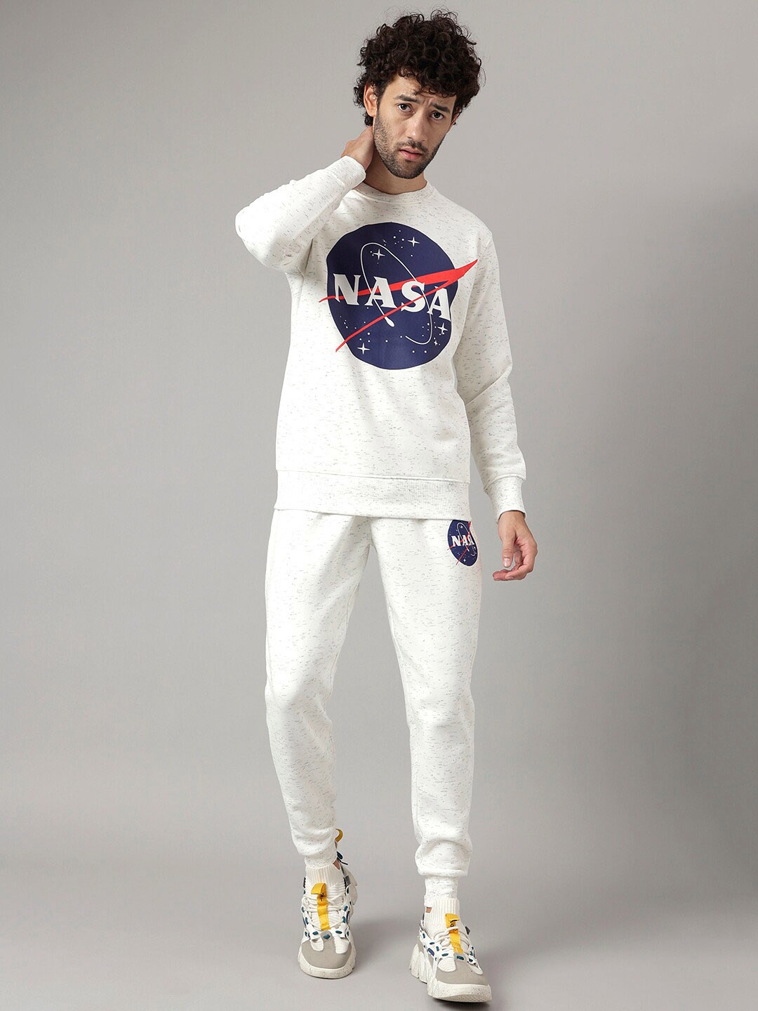 

Free Authority Nasa Printed Co-Ords, White