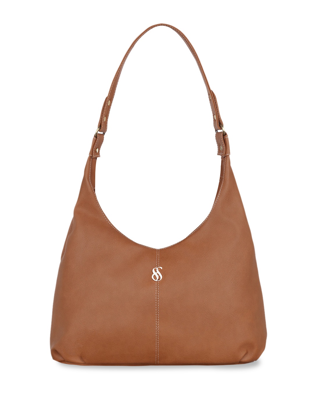 

Fostelo PU Structured Hobo Bag, Tan