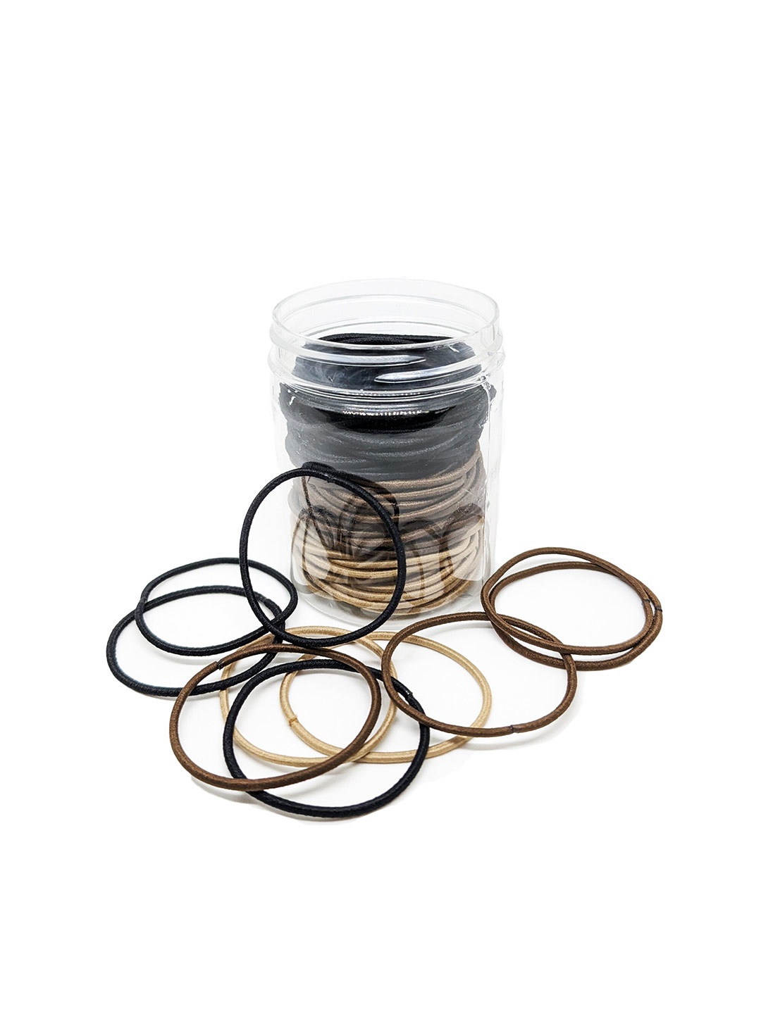 

Comet Busters Set Of 50 Ponytail Holders, Black