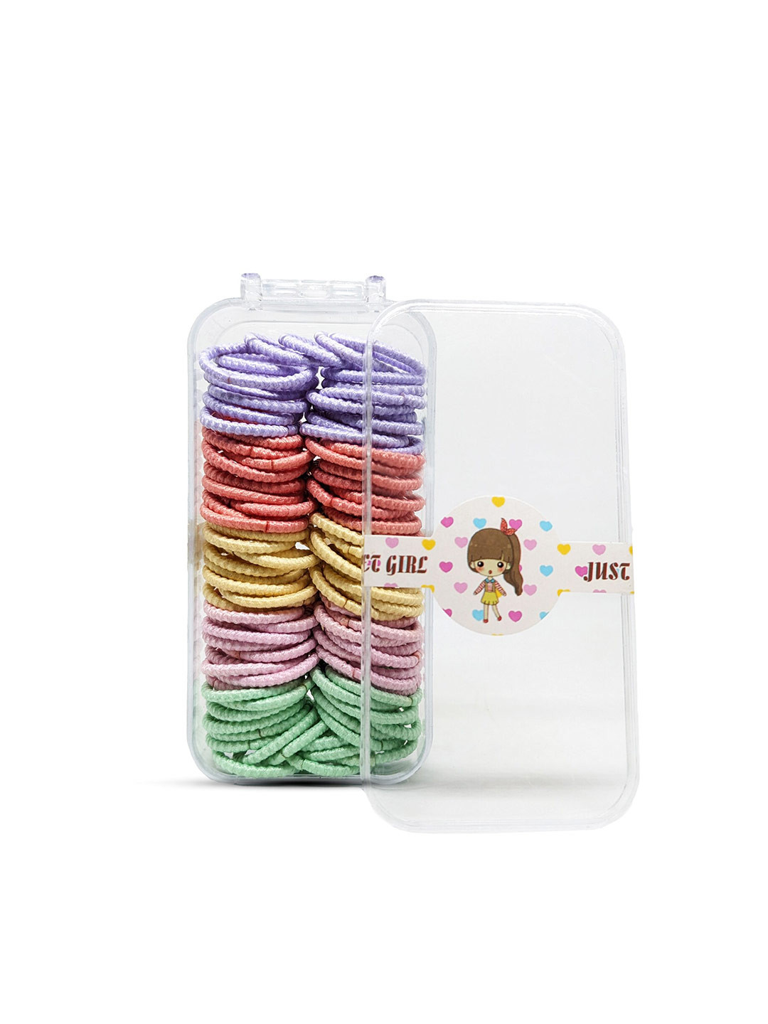 

Comet Busters Women Set Of 60 Ponytail Holders, Green