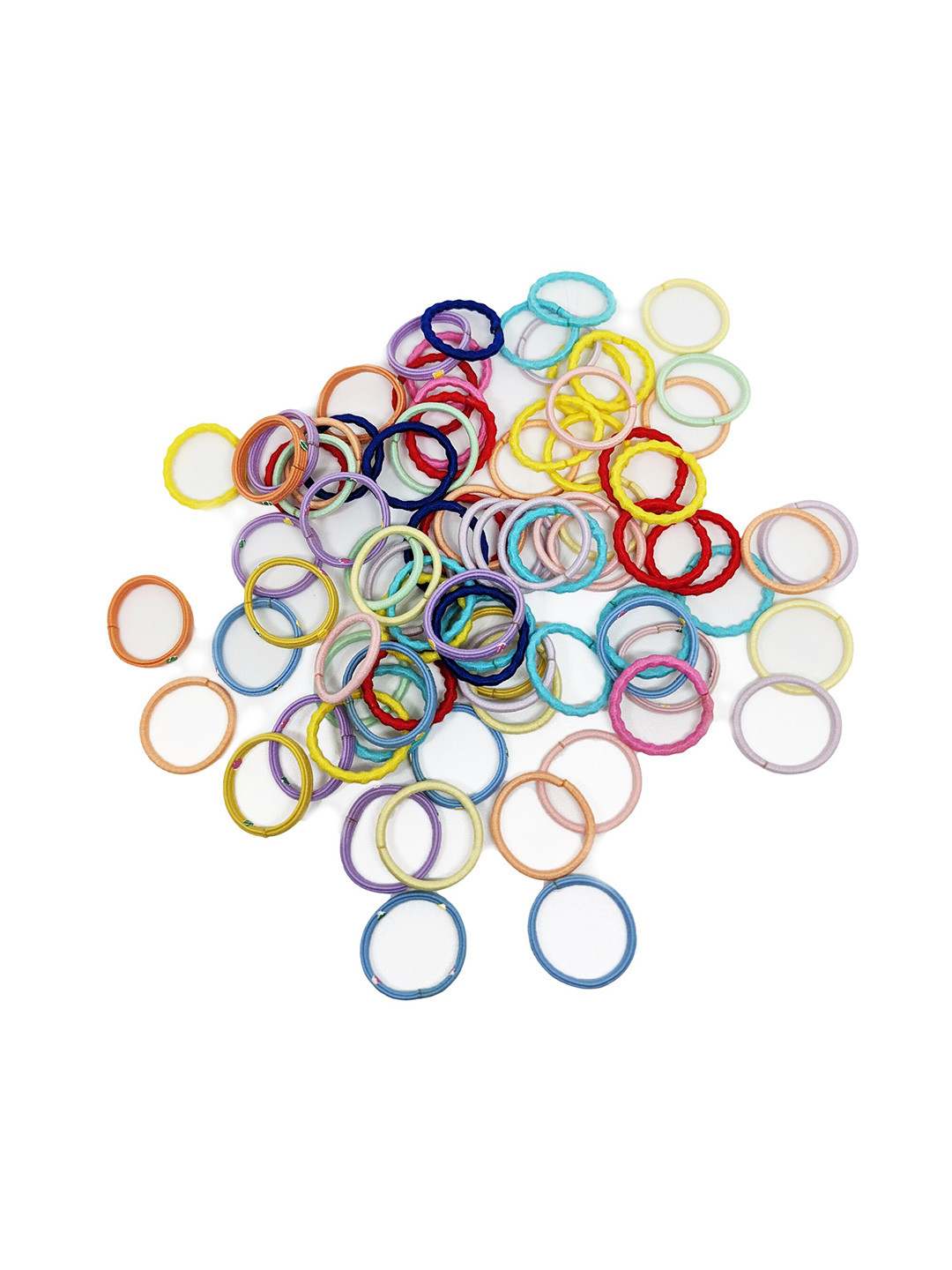 

Comet Busters Set Of 100 Ponytail Holders, Blue