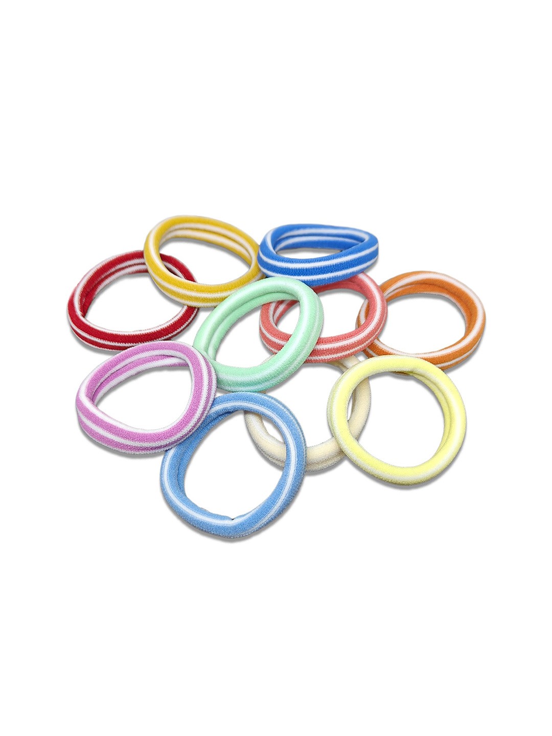 

Comet Busters Set Of 10 Ponytail Holders, Blue