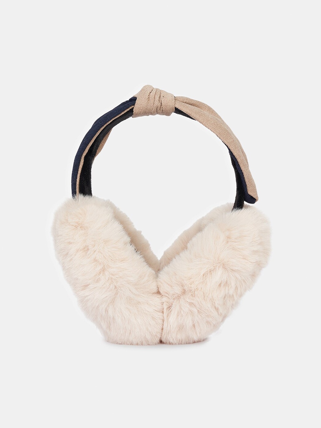 

Forever Glam by Pantaloons Women Self Design Ear Muff, Beige