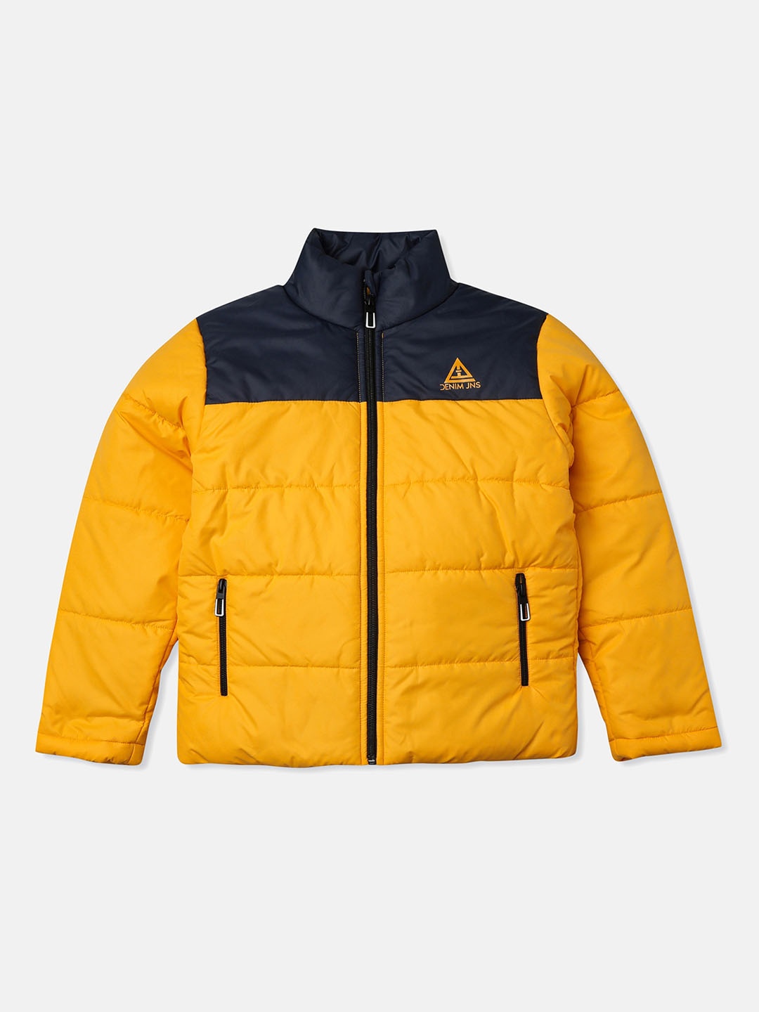 

The Boo Boo Club Boys Colourblocked Lightweight Puffer Jacket, Yellow