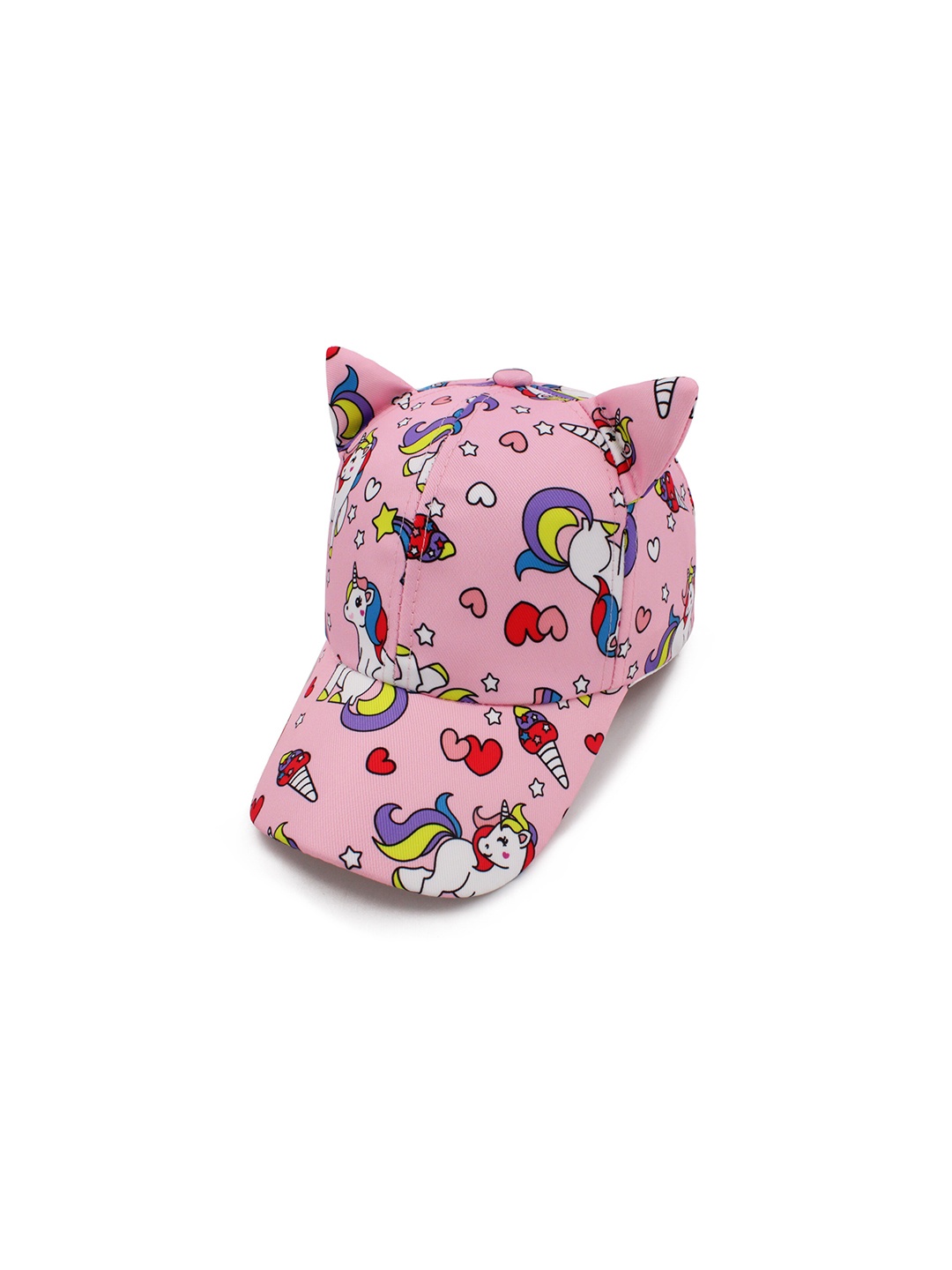 

JENNA Girls Conversational Printed Baseball Cap, Pink