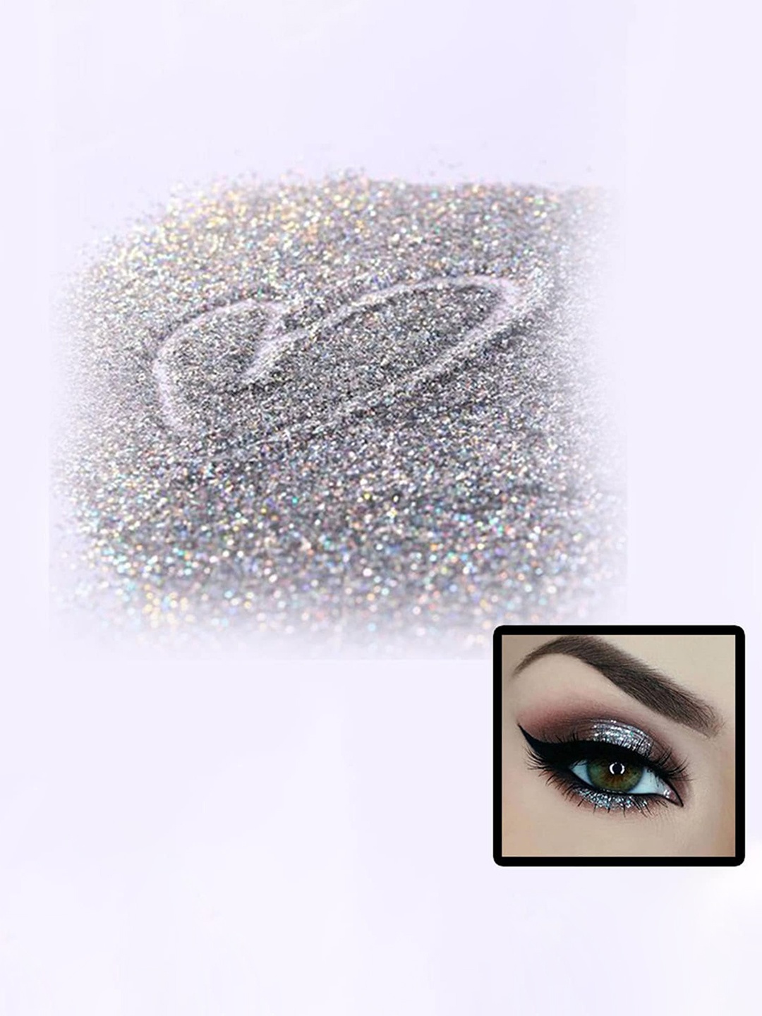 

Veoni BELLE Single Glitter Shiny Glitter Eyeshadow 5g - Diamond Starlit 18, Grey