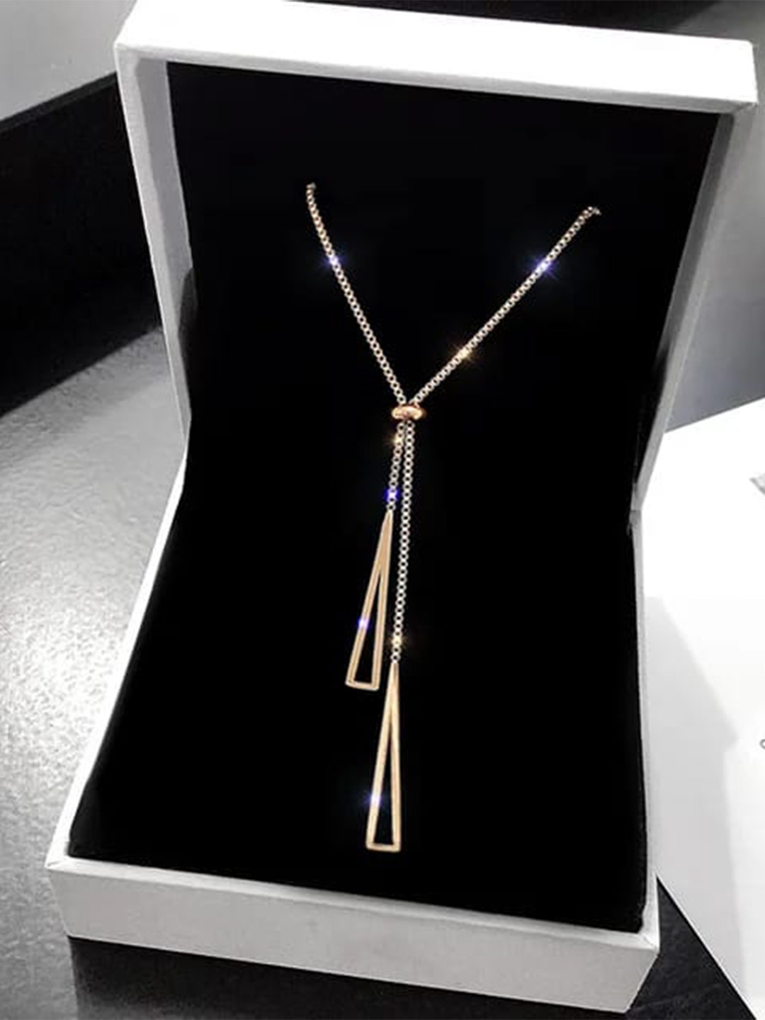 

KRYSTALZ Rose Gold Plated Stainless Steel Chain