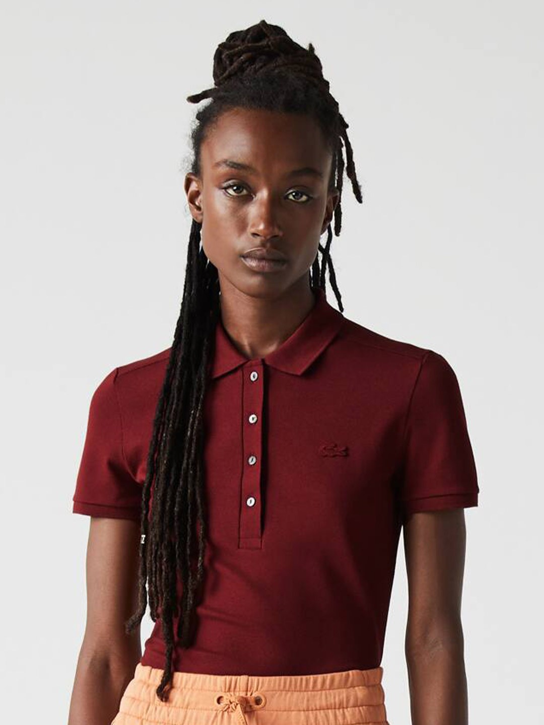 

Lacoste Polo Collar Slim Fit T-shirt, Maroon