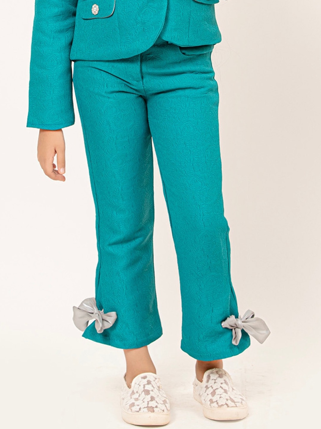 

One Friday Girls Classic Mid Rise Trousers, Teal