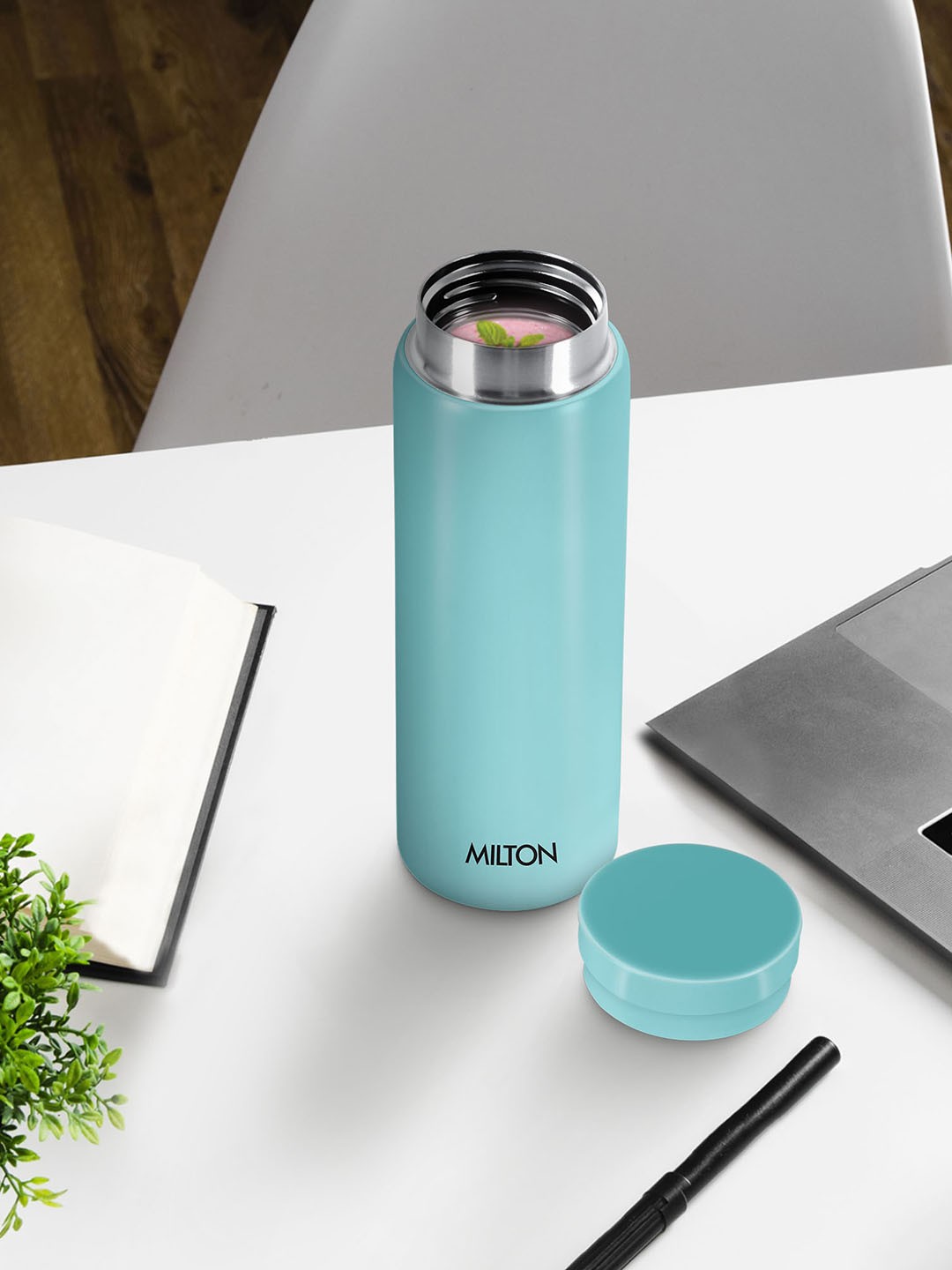 

Milton Minimate 260 Blue Leak Proof Thermosteel Insulated Water Bottle 260 ML