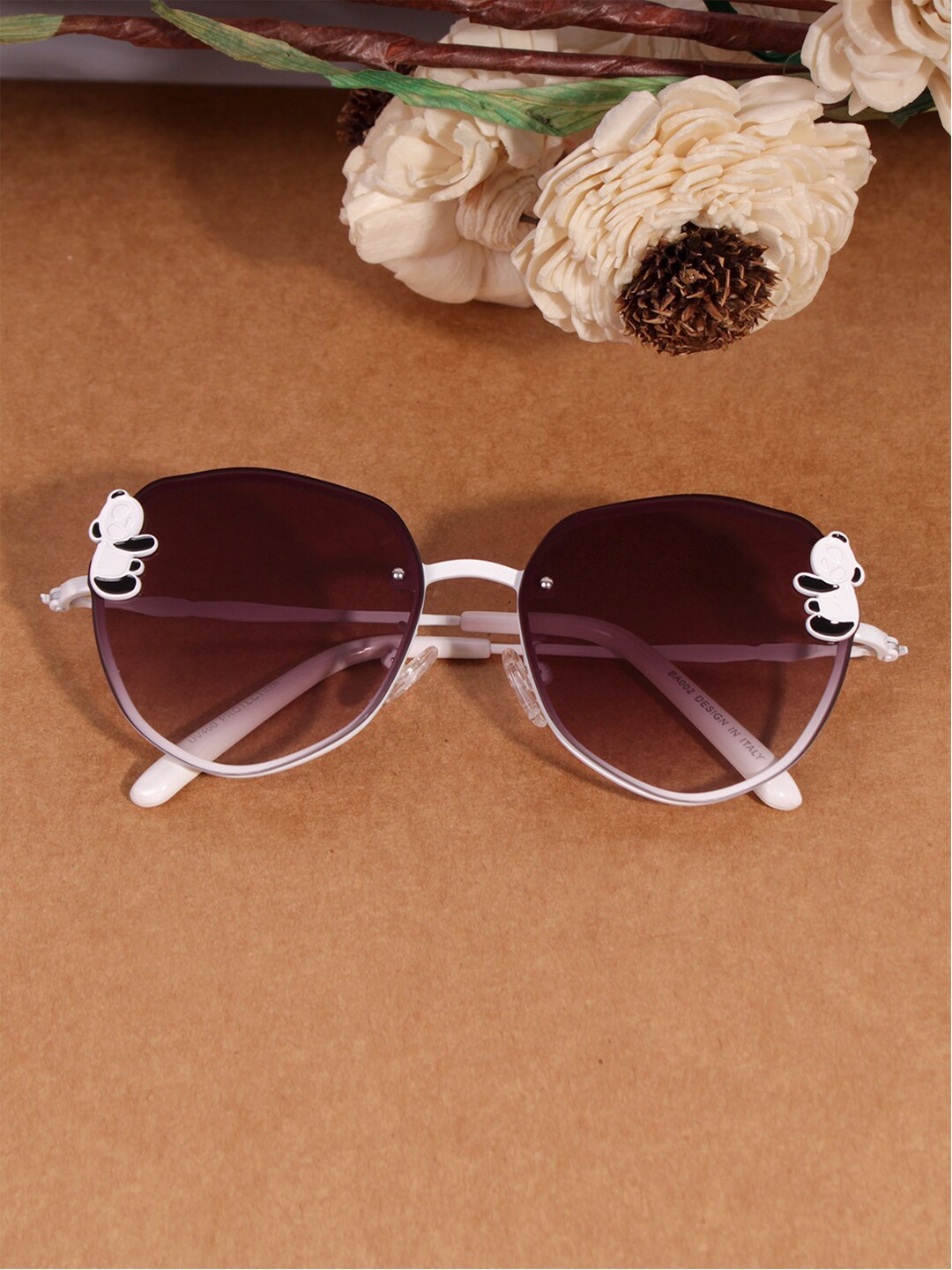 

DukieKooky Kids Oval Sunglasses with UV Protected Lens DKSG418E, Purple