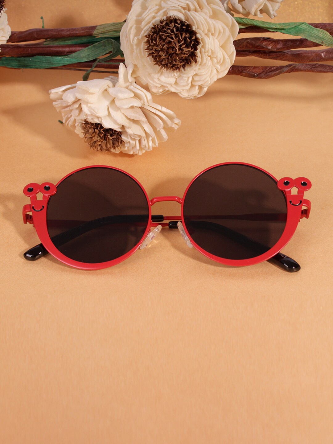 

DukieKooky Kids Round Sunglasses with UV Protected Lens-DKSG417D, Black
