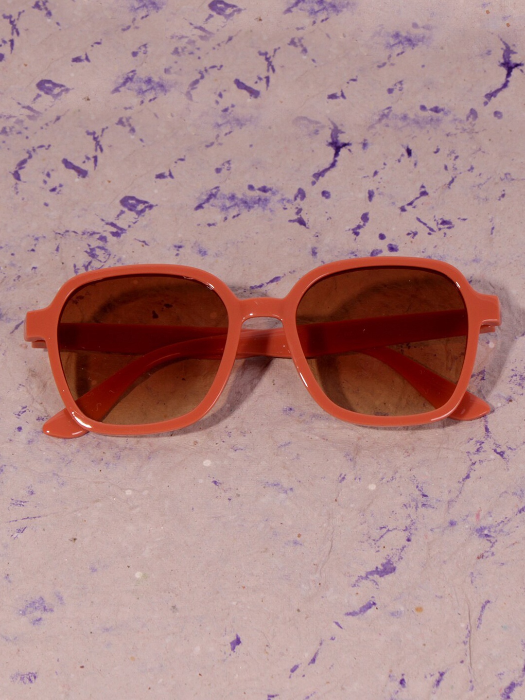 

DukieKooky Kids Square Sunglasses with UV Protected Lens-DKSG411E, Brown