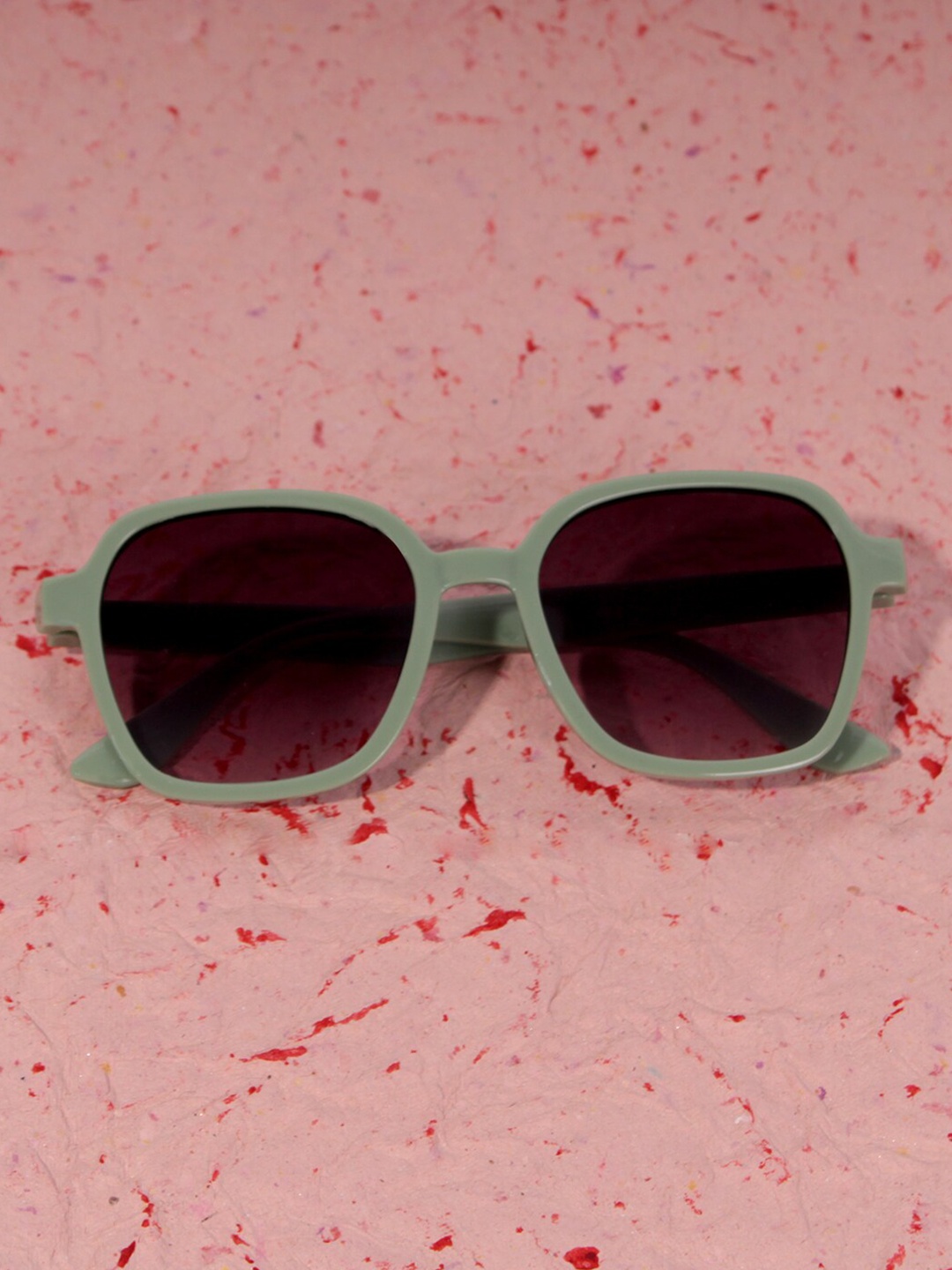 

DukieKooky Kids Square Sunglasses with UV Protected Lens-DKSG411B, Green