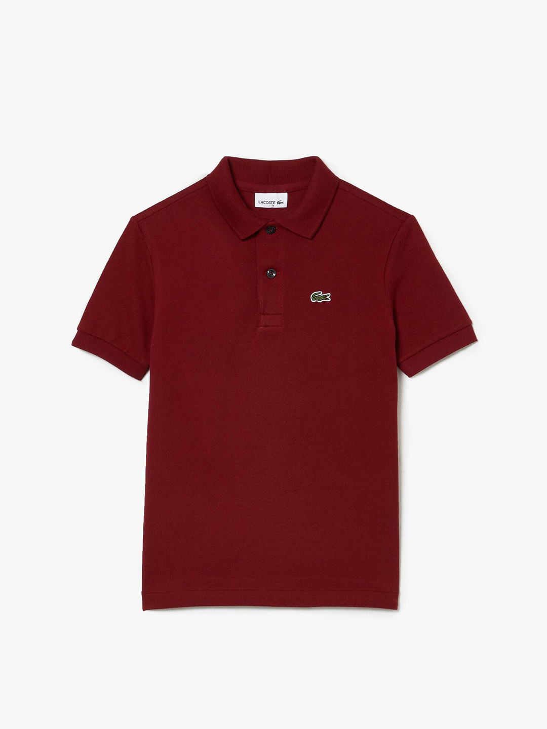 

Lacoste Kids Polo Collar Pure Cotton T-shirt, Maroon