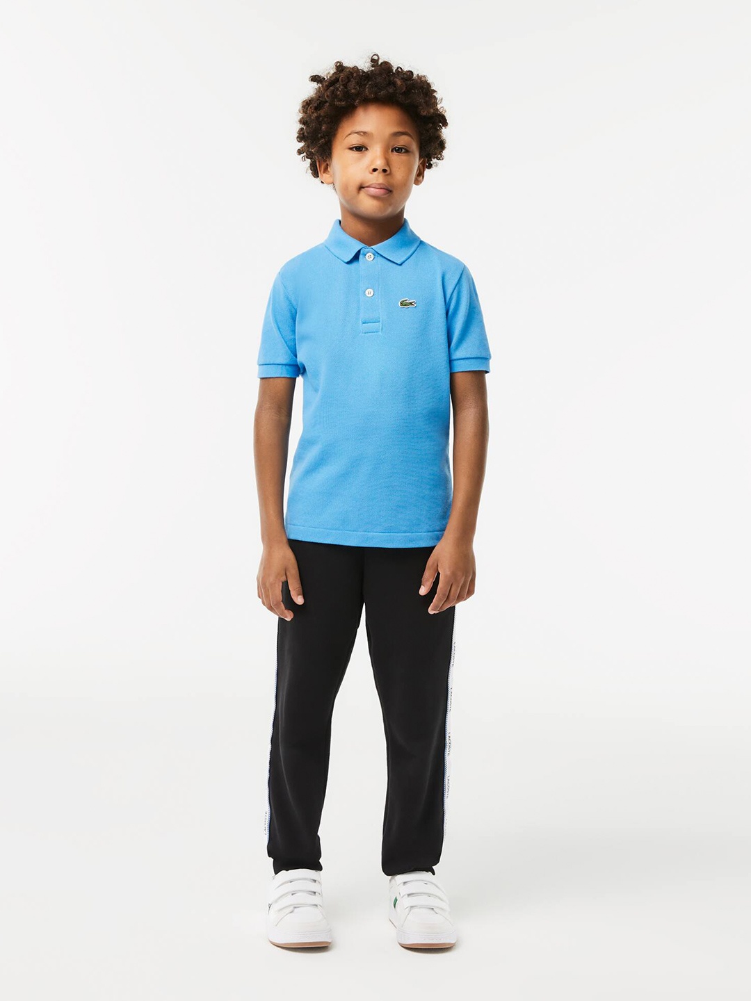 

Lacoste Kids Polo Collar Pure Cotton T-shirt, Blue