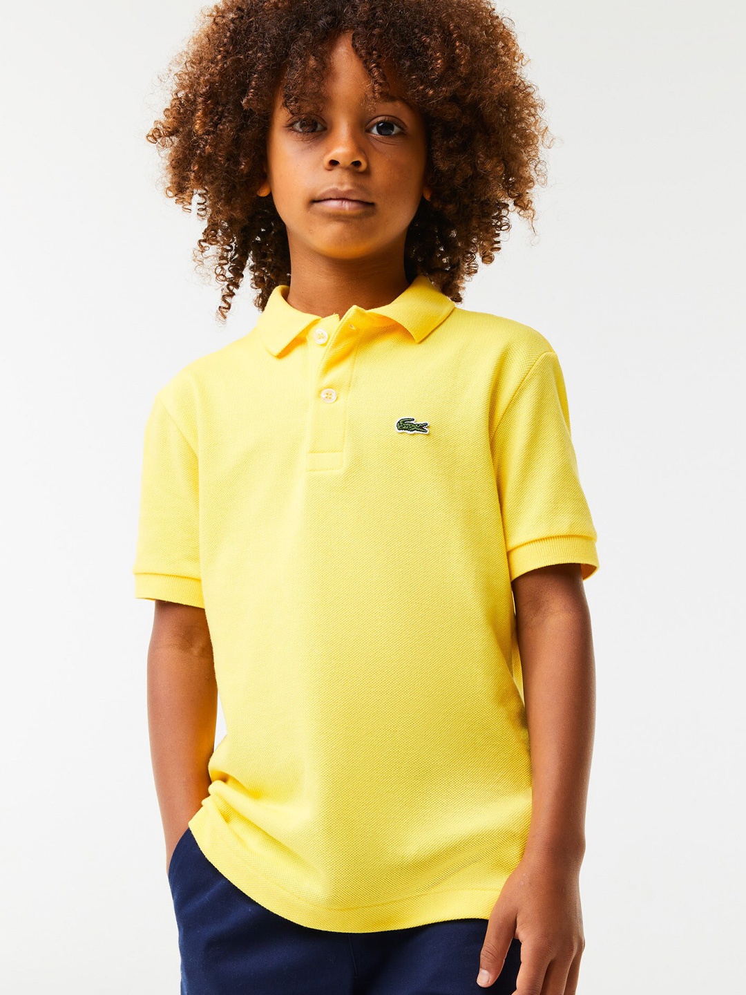 

Lacoste Kids Cotton Polo Collar T-shirt, Yellow