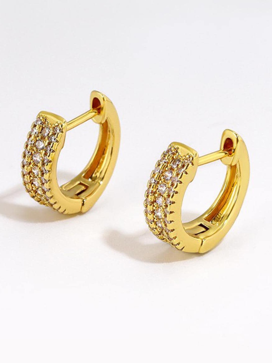 

MYKI Gold-Plated Circular Hoop Earrings