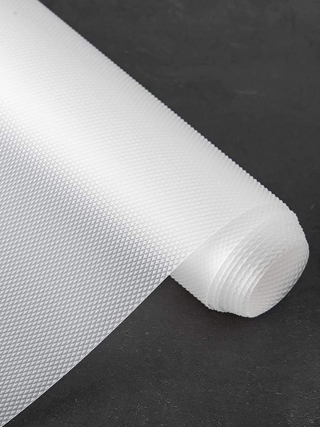 

Kuber Industries Bathroom Shelves Liner, White