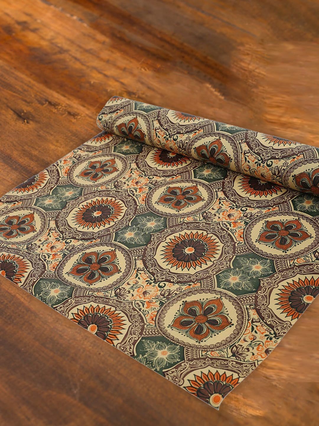 

Kuber Industries Green Printed Anti-Slip Shelf Liner Roll