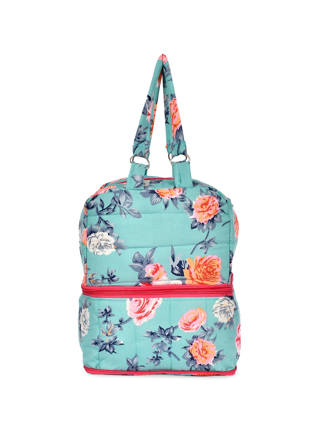

Kuber Industries Floral Printed Travel Toiletry Bag, Green