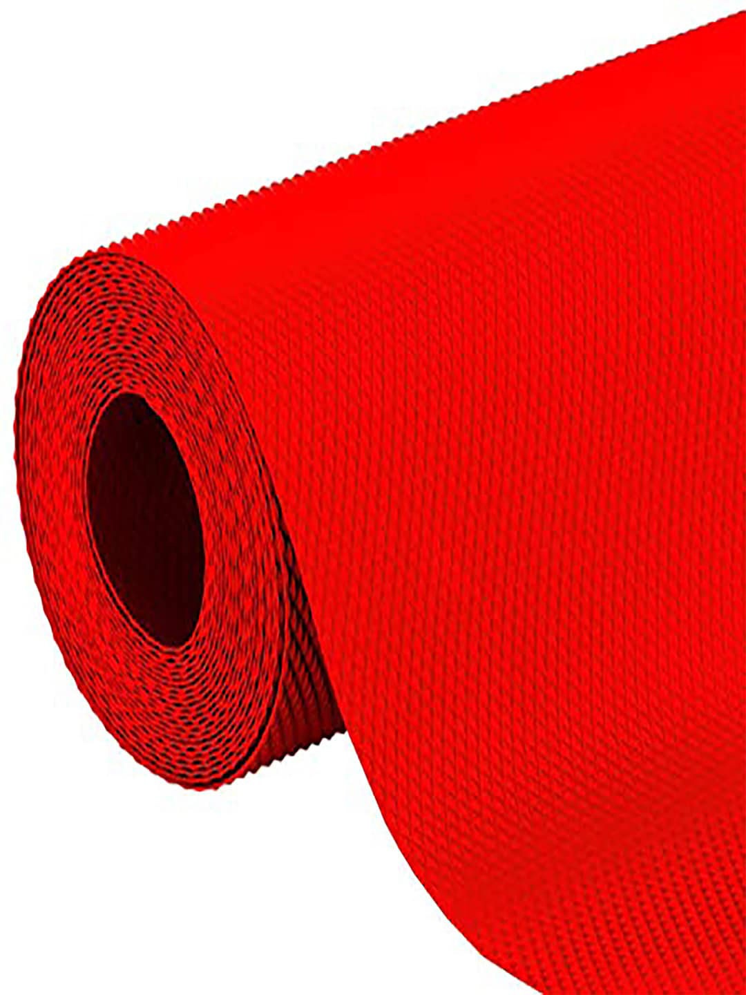 

Kuber Industries Red Anti Slip Shelf Liner Roll- 3 M
