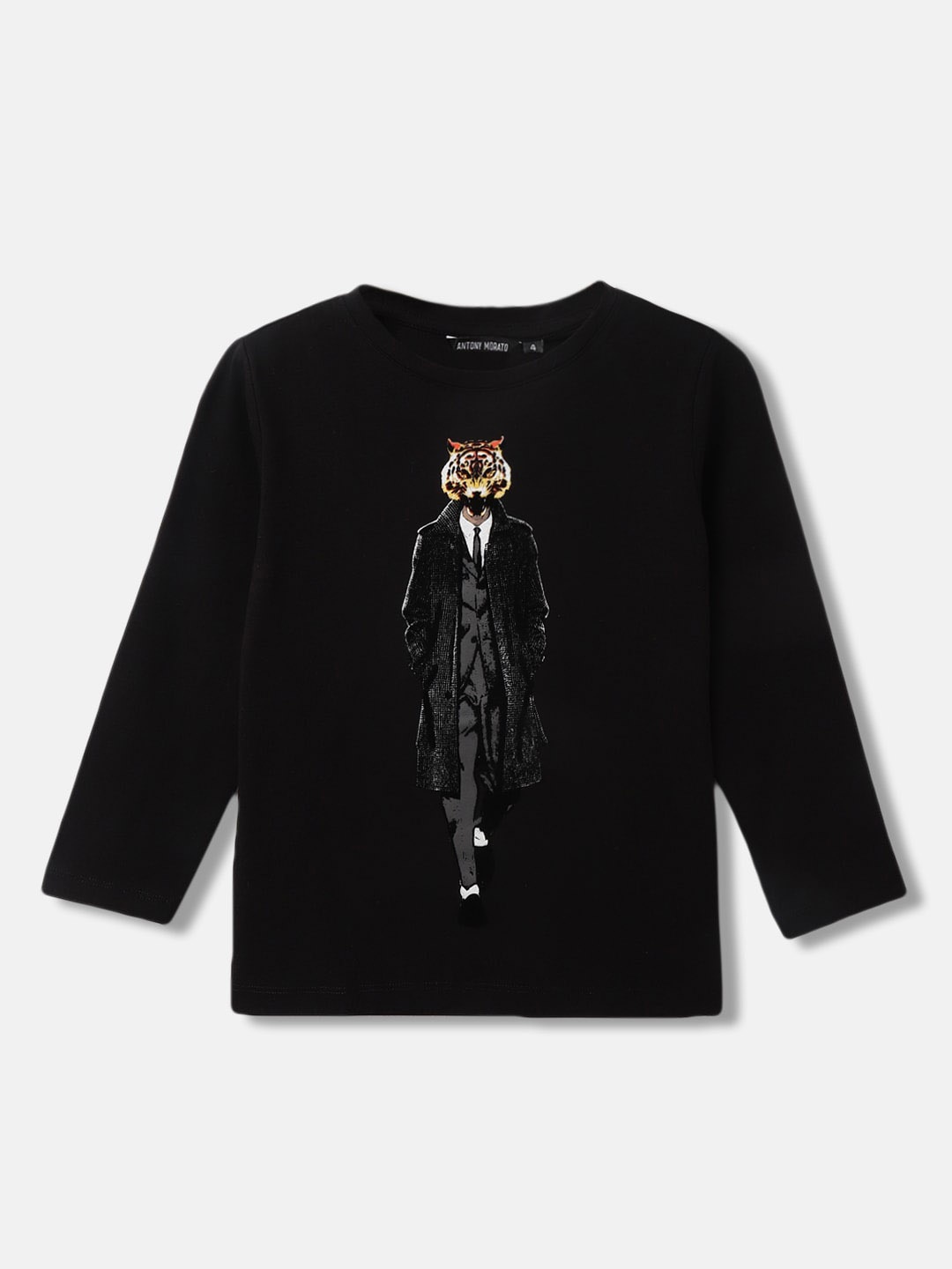 

Antony Morato Boys Printed T-shirt, Black