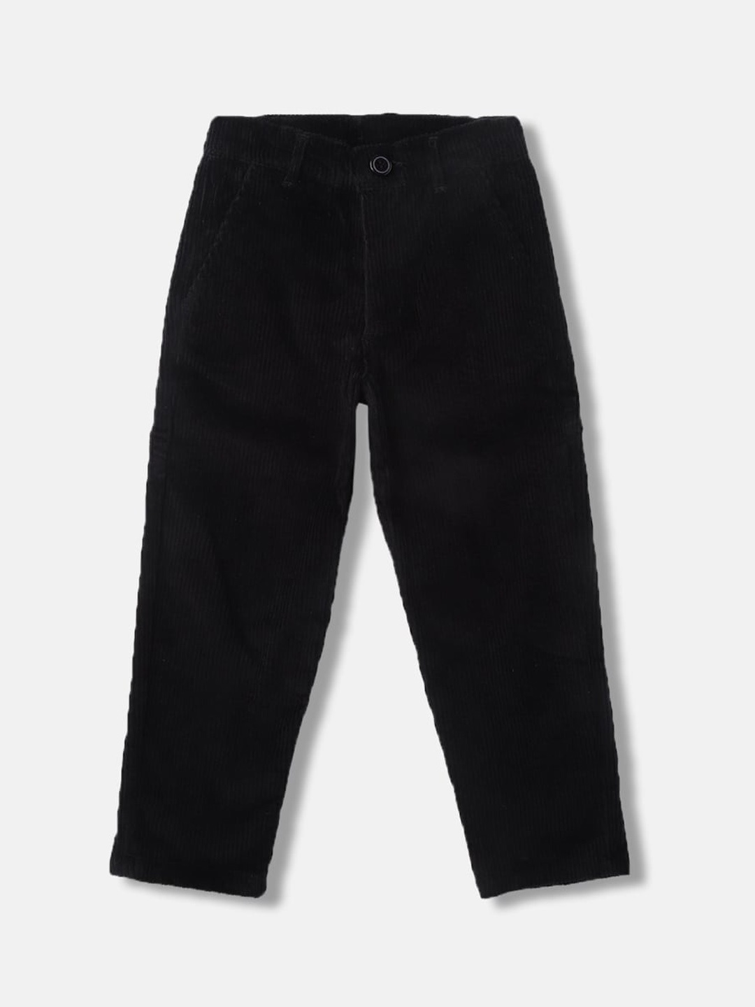 

Blue Giraffe Boys Tapered Fit Trousers, Black