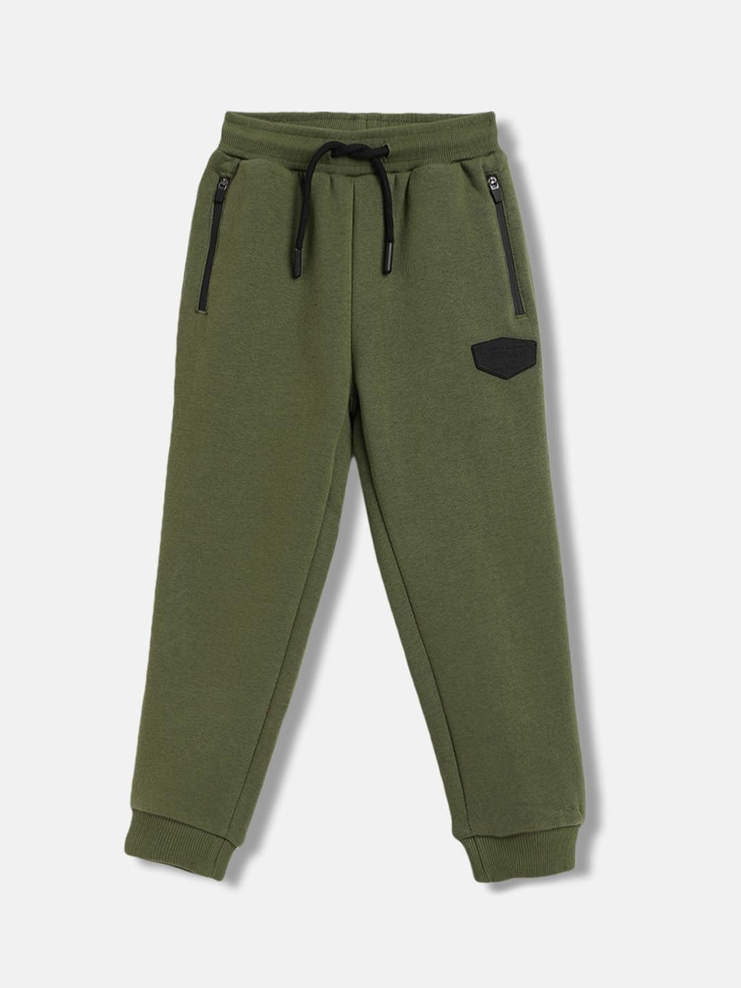 

Blue Giraffe Boys Regular Fit Mid-Rise Joggers, Olive