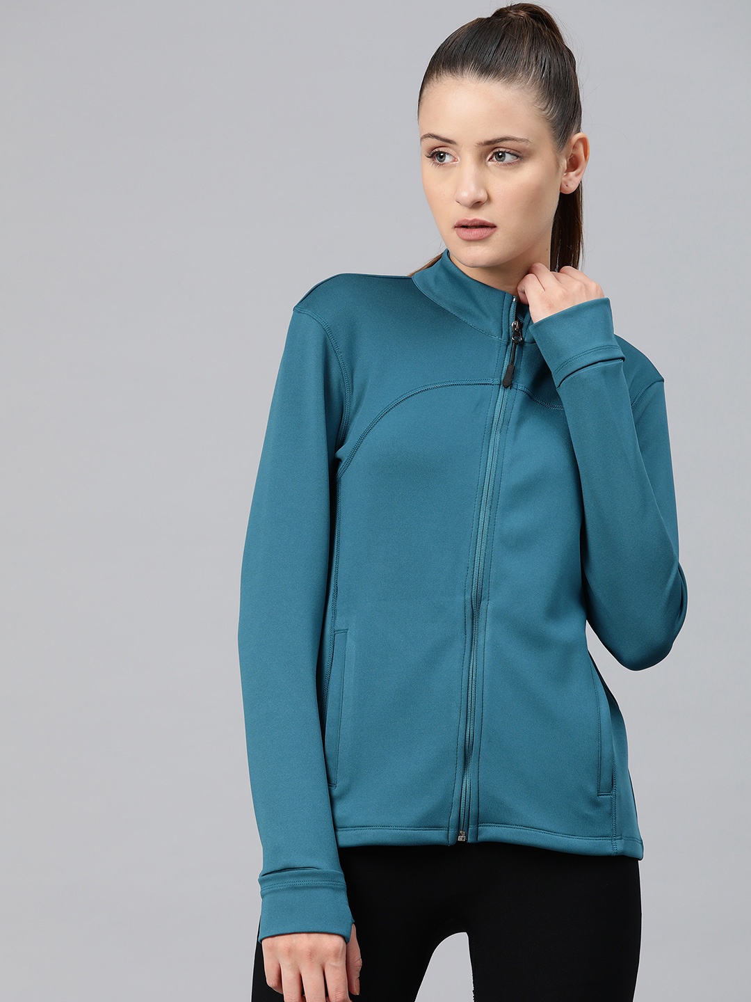 

Alcis Women Energy Rush Sweatshirt with Reflective Detail, Blue