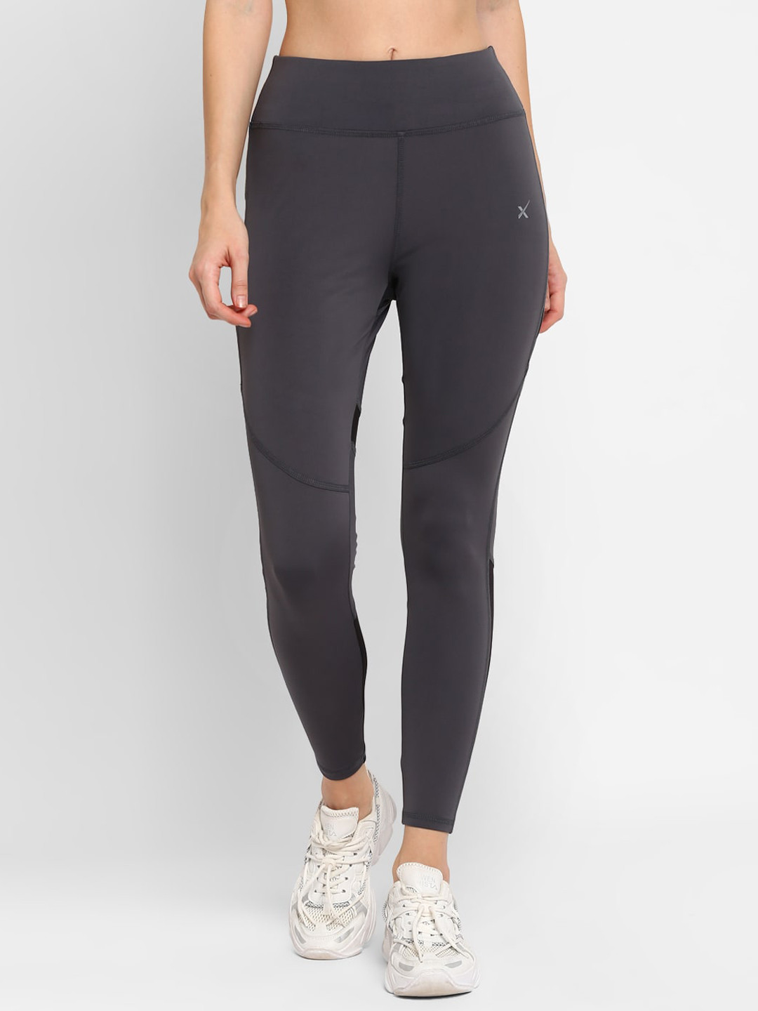 

HRX by Hrithik Roshan Women Mid Rise Tights, Grey