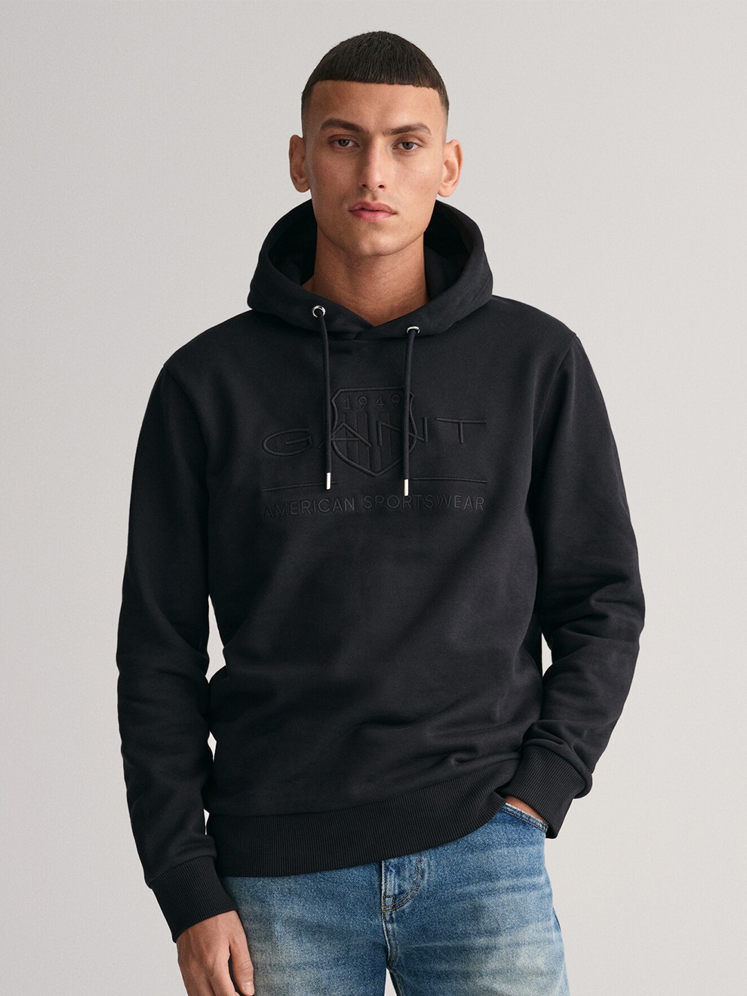 

GANT Hooded Sweatshirt, Black