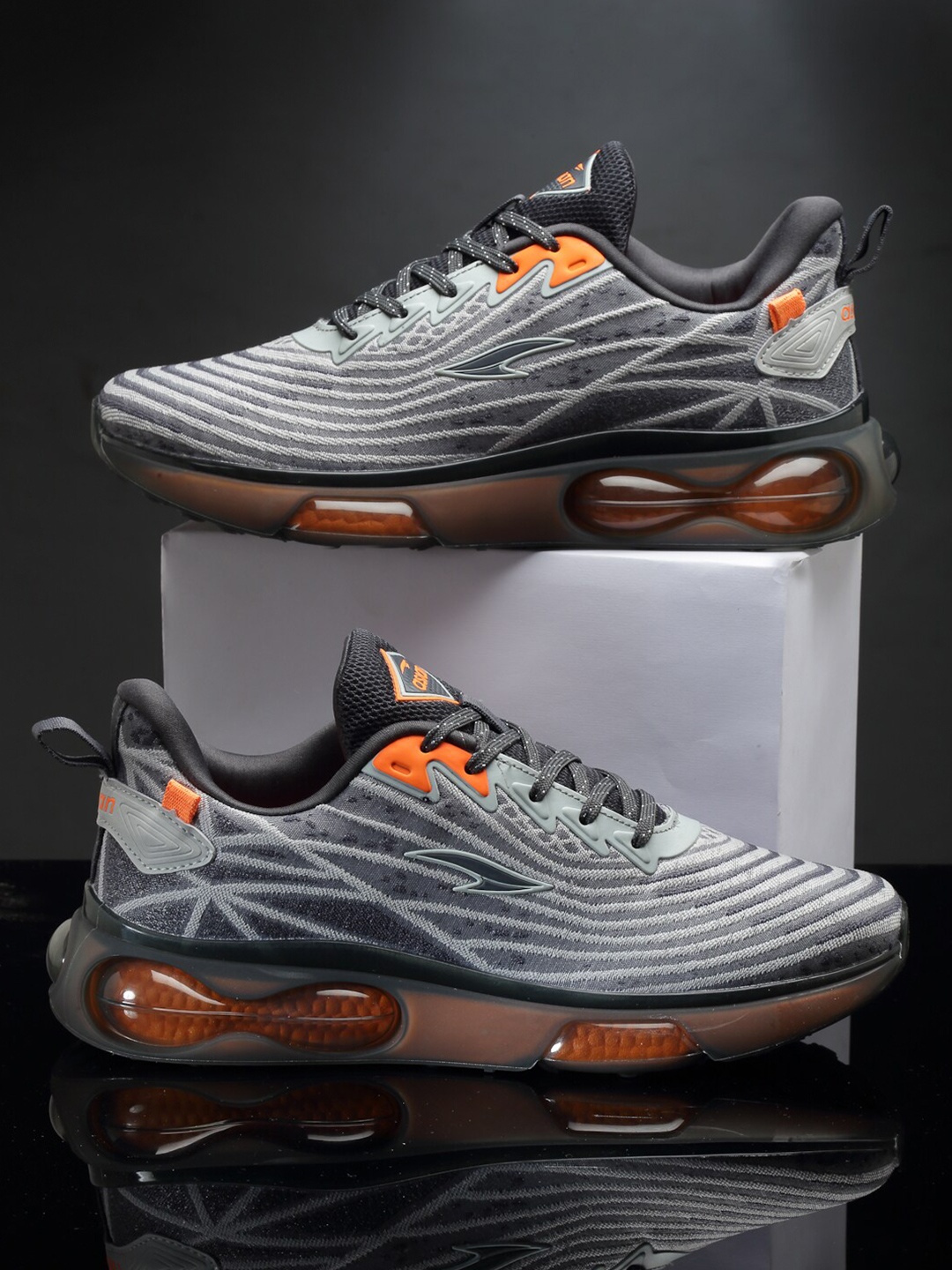 

ASIAN Men Textile Running Shoes, Grey