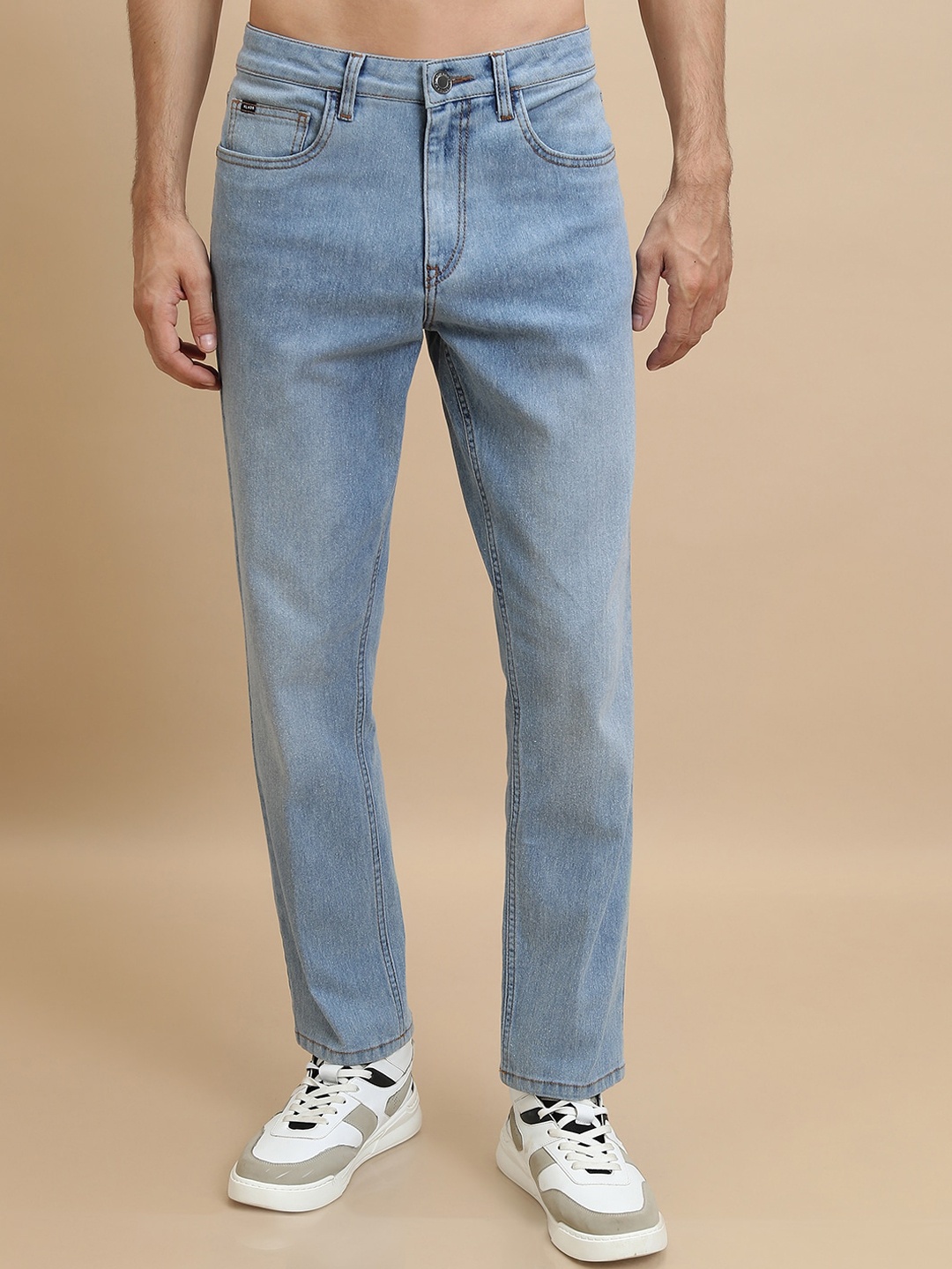 

HIGHLANDER Men Slim Fit Light Fade Stretchable Jeans, Blue