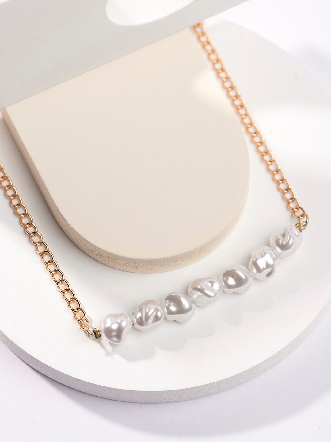 

PRITA BY PRIYAASI Gold-Plated Pearl Necklace