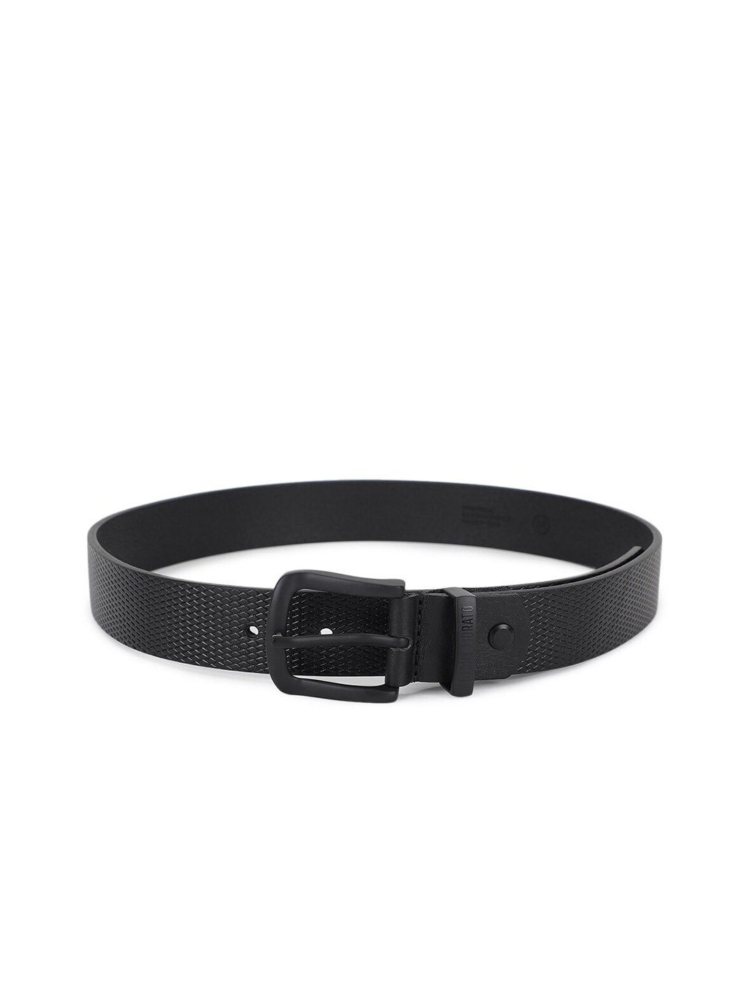 

Antony Morato Boys Textured Leather Belt, Black