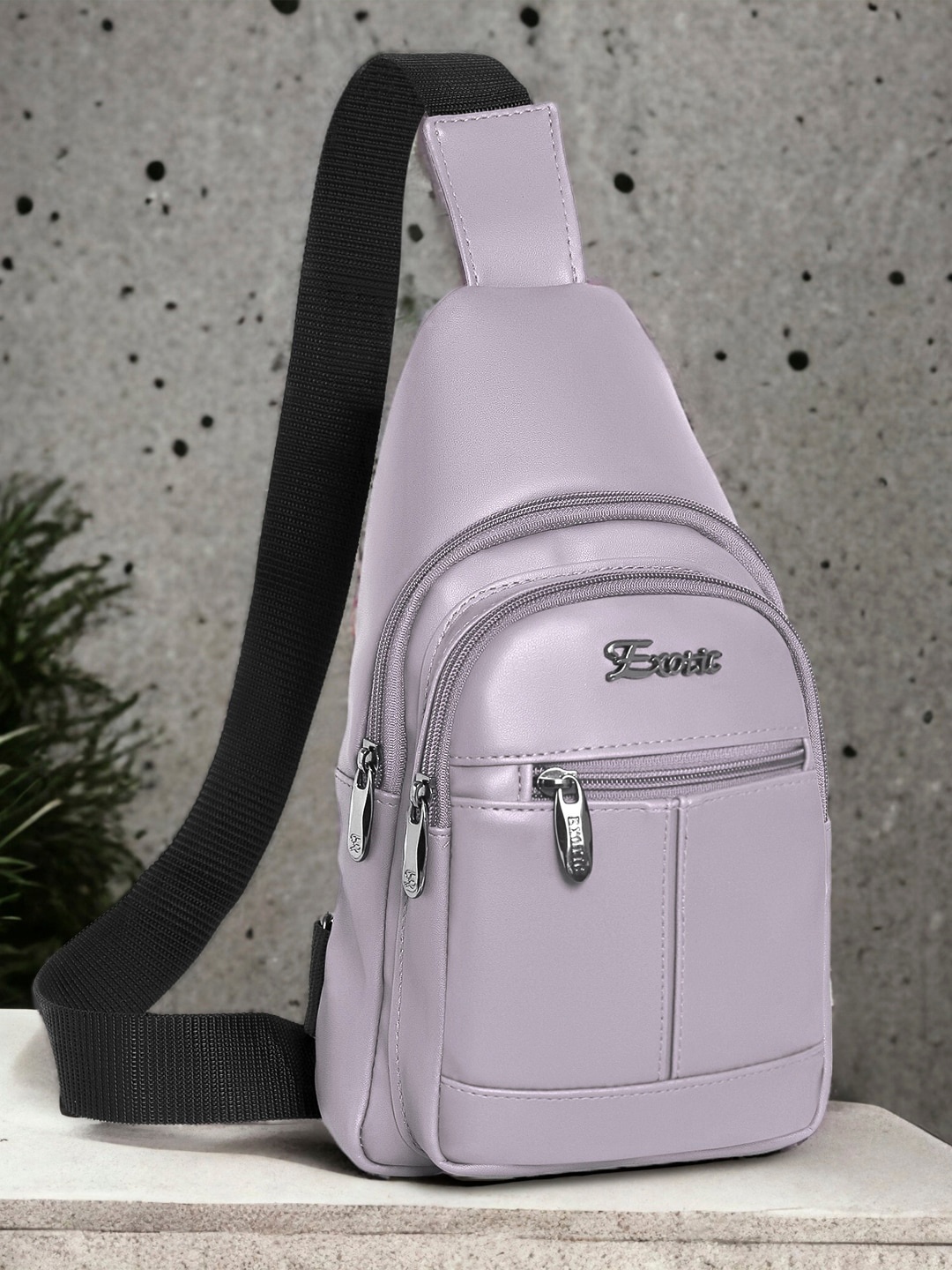 

Exotic Crossbody Small Backpacks, Purple