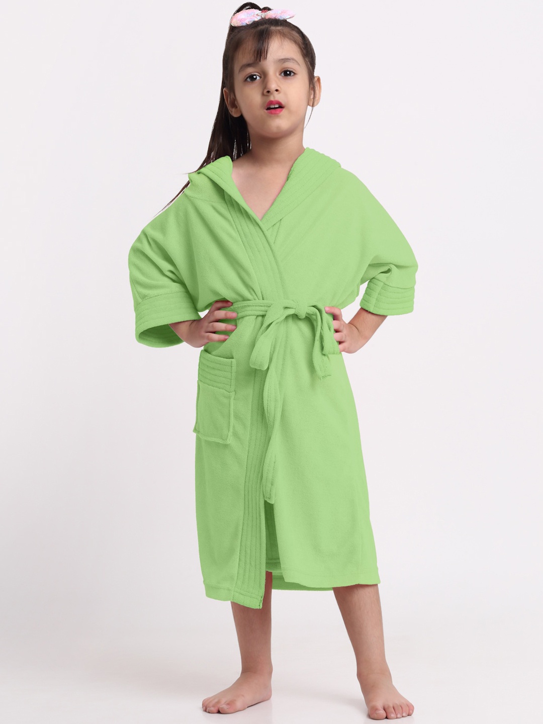 

Creeva Melodious Kids Bathrobe, Green