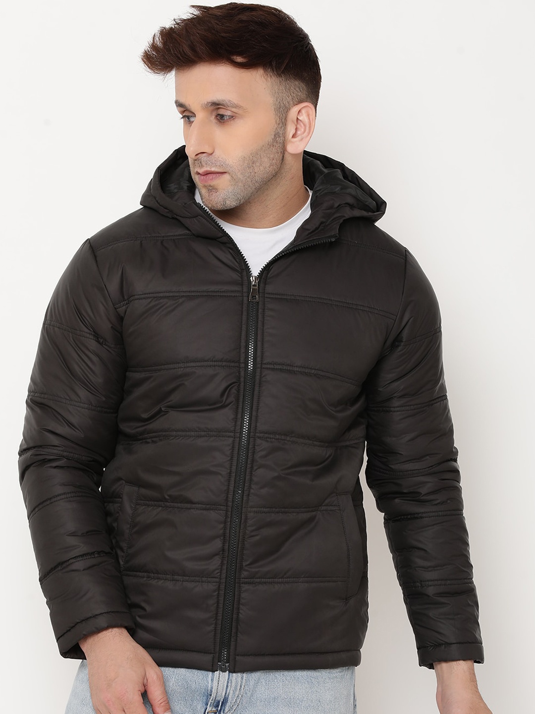 

9ty3ree Hooded Insulator Padded Jacket, Black