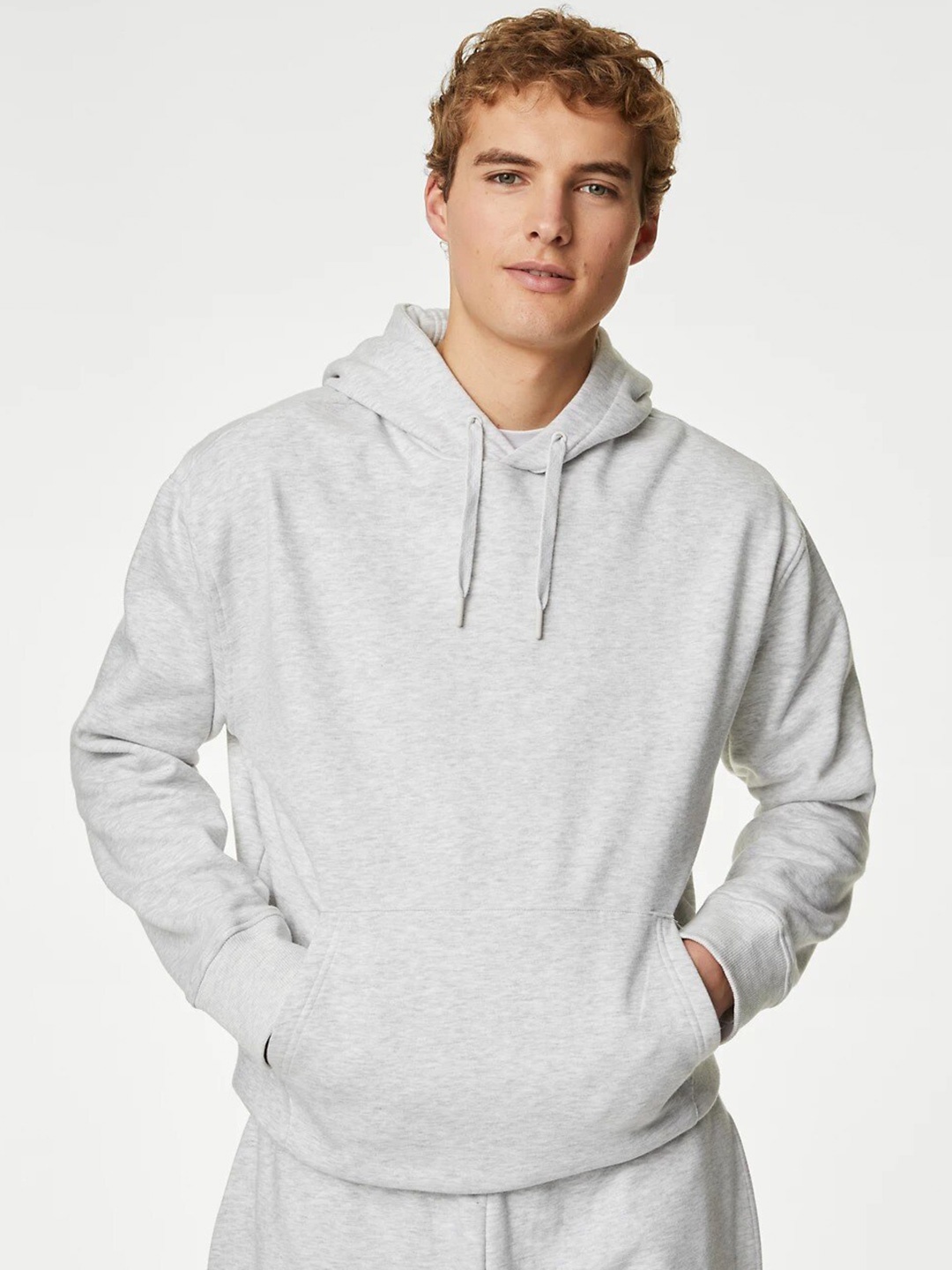

Marks & Spencer Hooded Pullover Sweatshirt, Grey